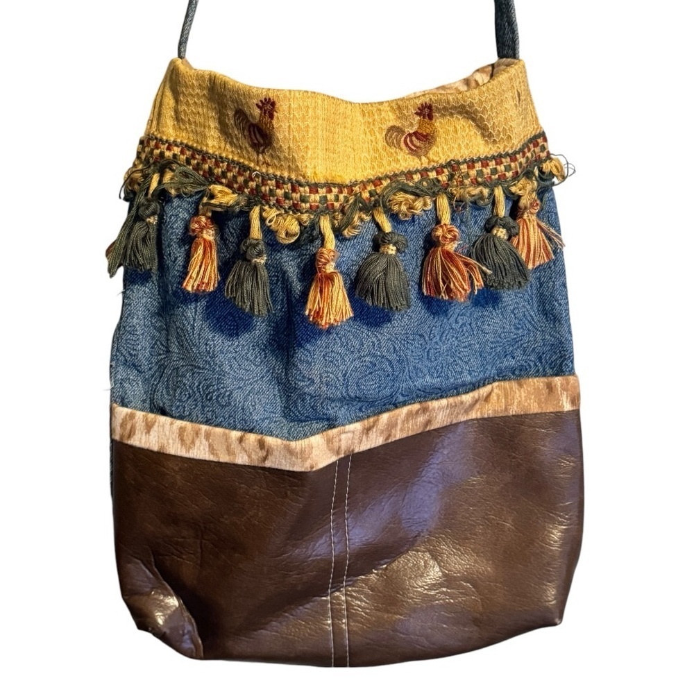 Vintage Denim‎ Shoulder Bag - Picture 4 of 5